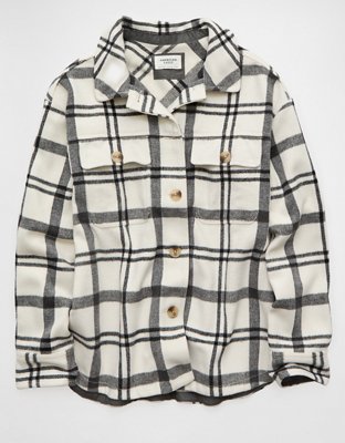 AE Oversized Plaid Shacket