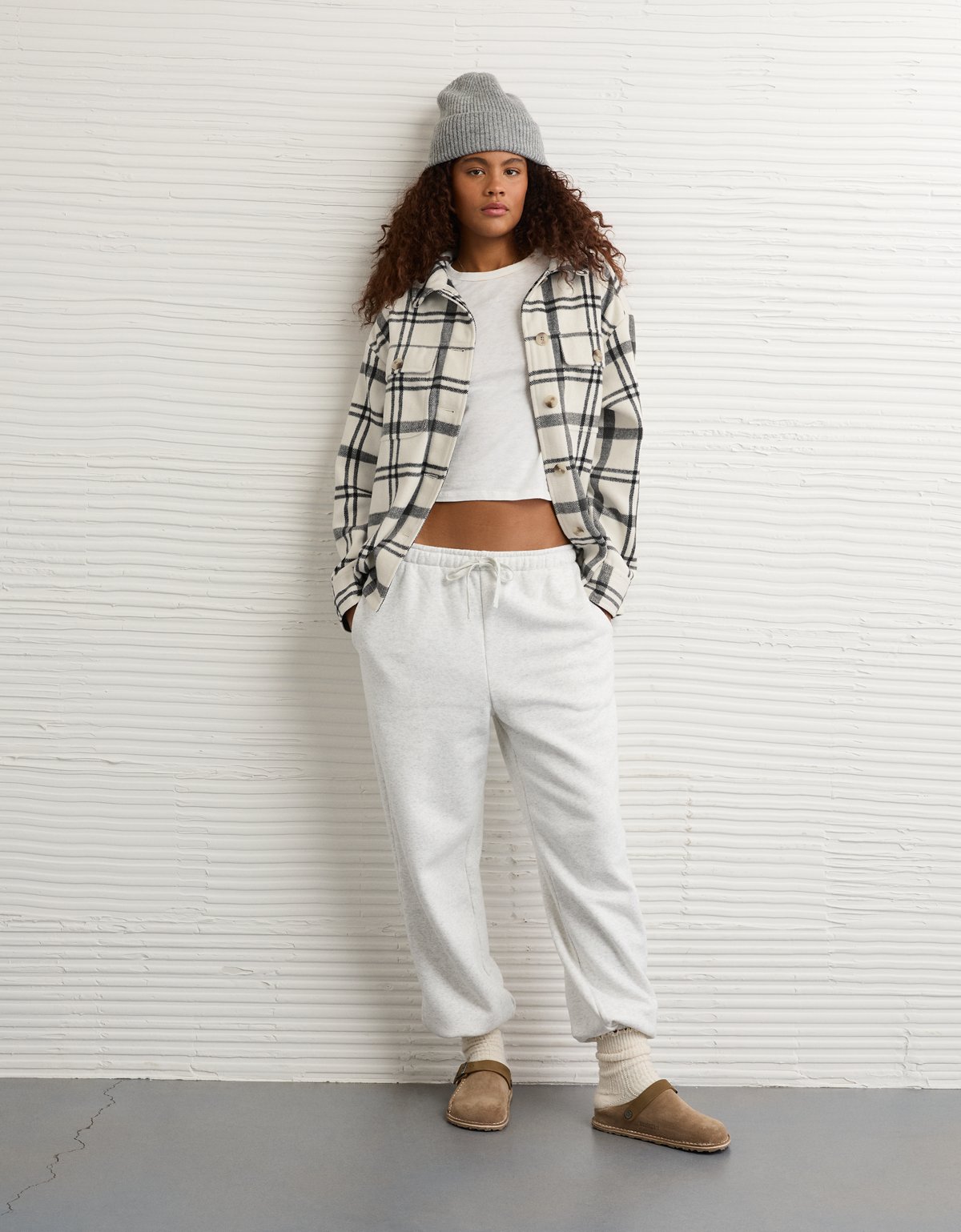 AE Oversized Plaid Shacket - image 5