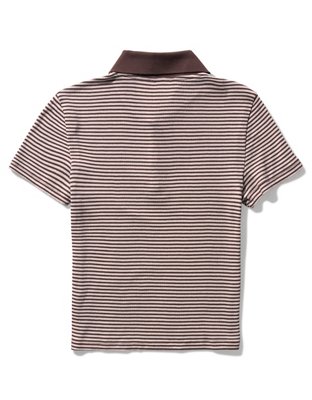 AE Snap-Button Henley Polo Tee