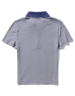 AE Snap-Button Henley Polo Tee