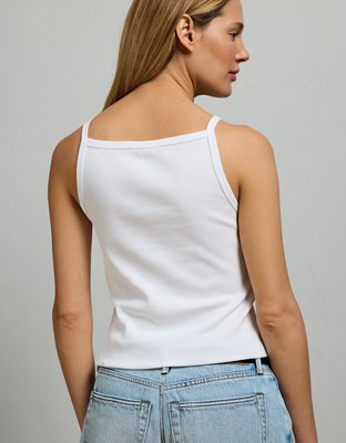 AE77 Square Neck Tank Top