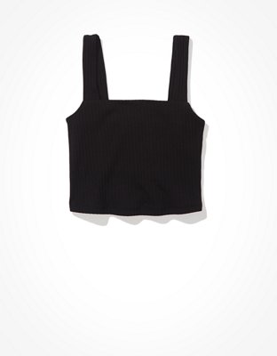 AE Cropped Square-Neck Tank Top