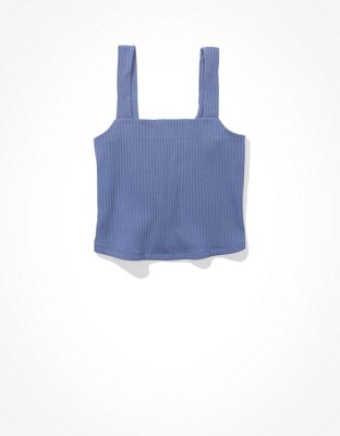 AE Cropped Square-Neck Tank Top