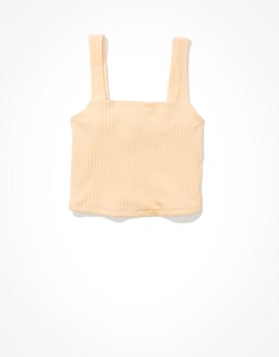 AE Cropped Square-Neck Tank Top