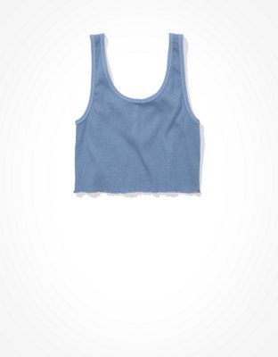 AE Henley Crop Tank Top