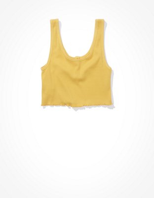 AE Henley Crop Tank Top