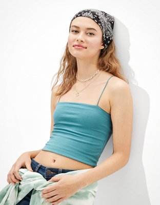 AEO Smocked Tube Top, Black American Eagle Outfitters, 57% OFF