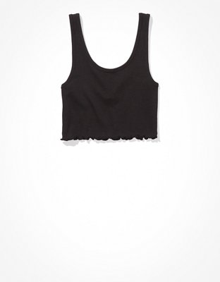 AE Henley Crop Tank Top