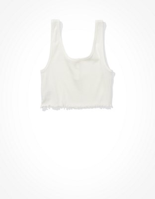 AE Henley Crop Tank Top