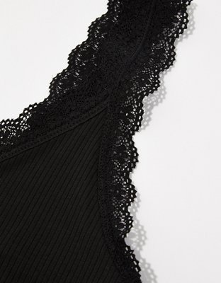 Женские топы American Eagle AE Lace Crop Cami — фото 5