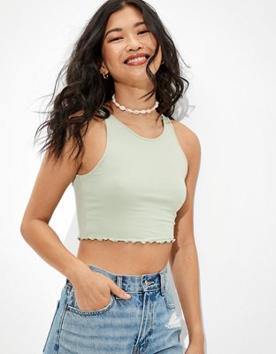 High Neck Crop Top