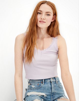 AE Lace Crop Cami