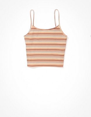 Женские топы American Eagle AE Striped Crop Cami — фото 3