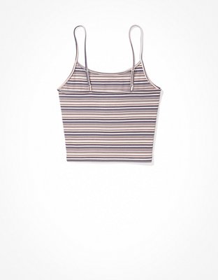 AE Striped Crop Cami