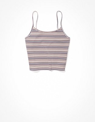 AE Striped Crop Cami