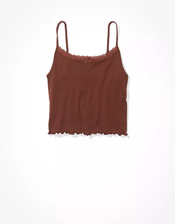 AE Pointelle Lace Cami