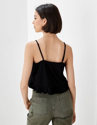Женские топы American Eagle AE Cropped Relaxed Cami — фото 2