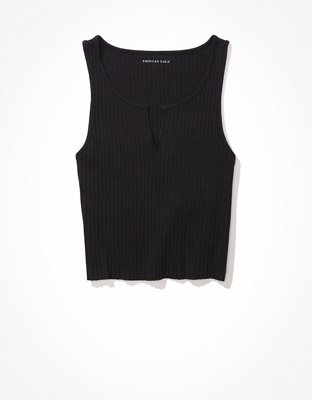 Женские топы American Eagle AE Notch Neck Tank Top — фото 3