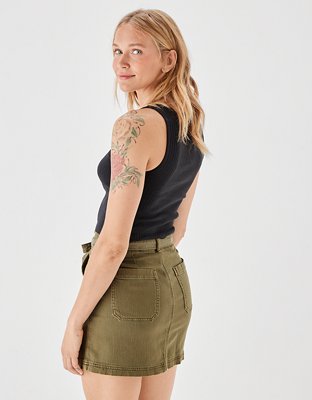 Женские топы American Eagle AE Notch Neck Tank Top — фото 2