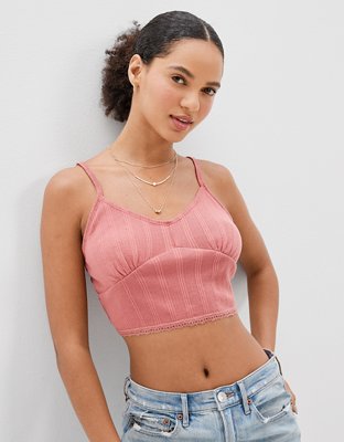 Cropped Lace Cami