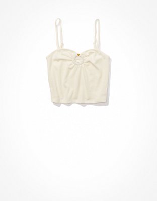 Женские топы American Eagle AE Ring Keyhole Cami — фото 3