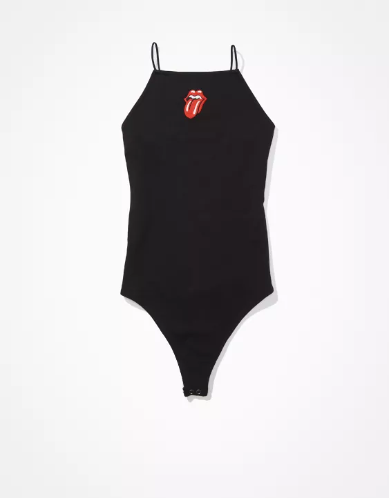 AE Square Neck Rolling Stones Graphic Bodysuit