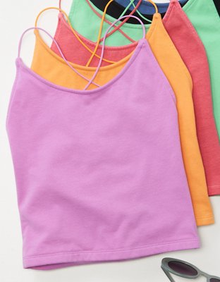 Женские топы American Eagle AE Strappy-Go-Lucky Tank Top — фото 5