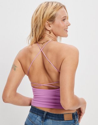 Женские топы American Eagle AE Strappy-Go-Lucky Tank Top — фото 2