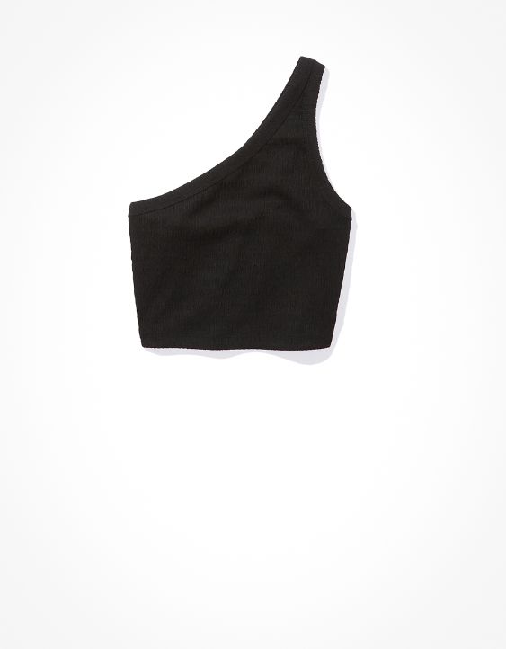 AE Cropped One-Shoulder Tank Top