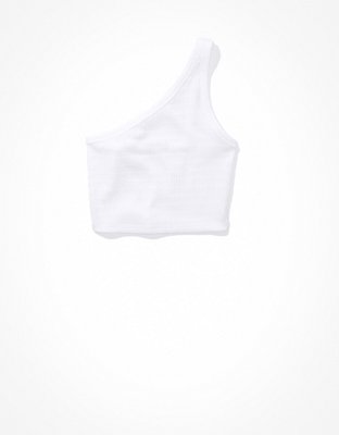 Glittery One Shoulder Crop Top For Women Sleeveless, Ruched, Strappy, And  Bottomed Perfect For Sports And Casual Wear From Bassabet2021, $14.21