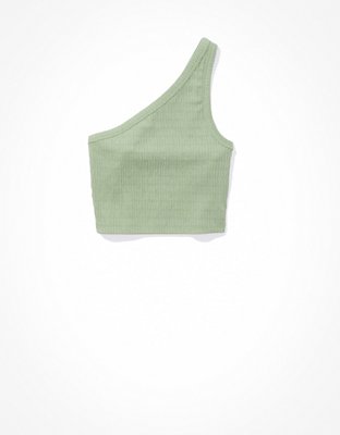 AE Cropped One-Shoulder Tank Top