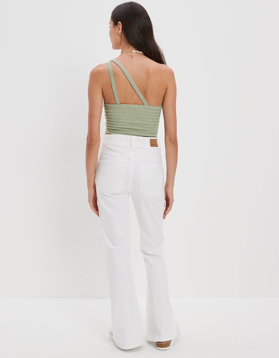 AE Cropped One-Shoulder Tank Top