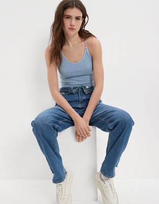 Женские топы American Eagle AE Strappy-Go-Lucky Tank — фото 4