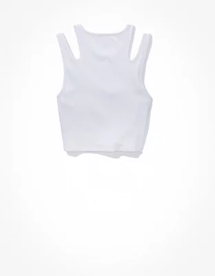 AE Shoulder Cutout Tank Top