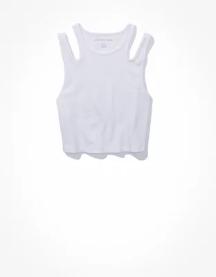 AE Shoulder Cutout Tank Top