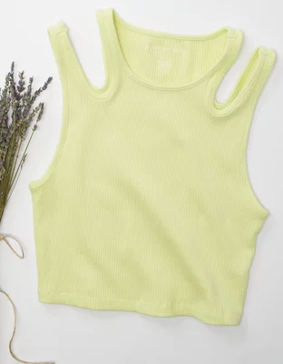 AE Shoulder Cutout Tank Top