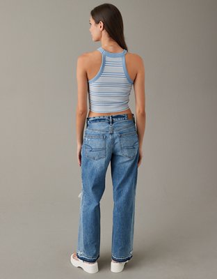 Женские топы American Eagle AE Cropped High-Neck Tank Top — фото 2