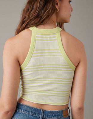 AE Cropped High-Neck Tank Top