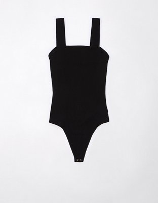 AE Square Neck Plush Tank Bodysuit
