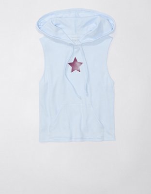 AE x The Ziegler Sisters Sleeveless Hoodie Tee