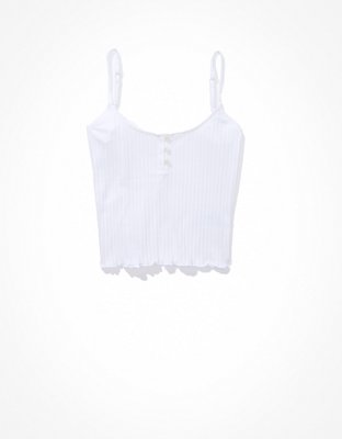 AE Daily Fave Cropped Henley Cami