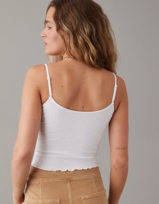 AE Daily Fave Cropped Henley Cami