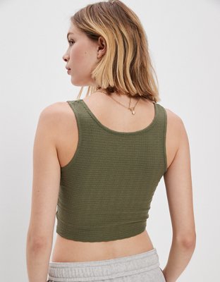 AE Cropped Corset Tank Top