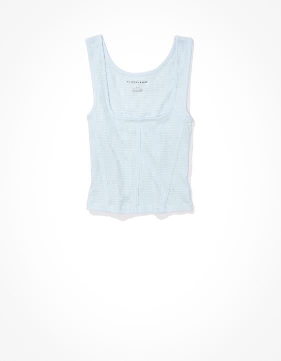 AE Cropped Corset Tank Top