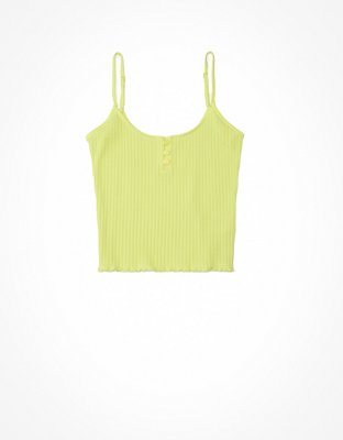 AE Daily Fave Cropped Henley Cami