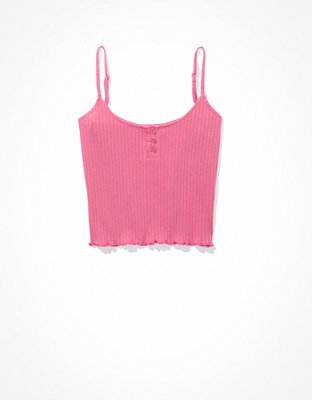 AE Daily Fave Cropped Henley Cami