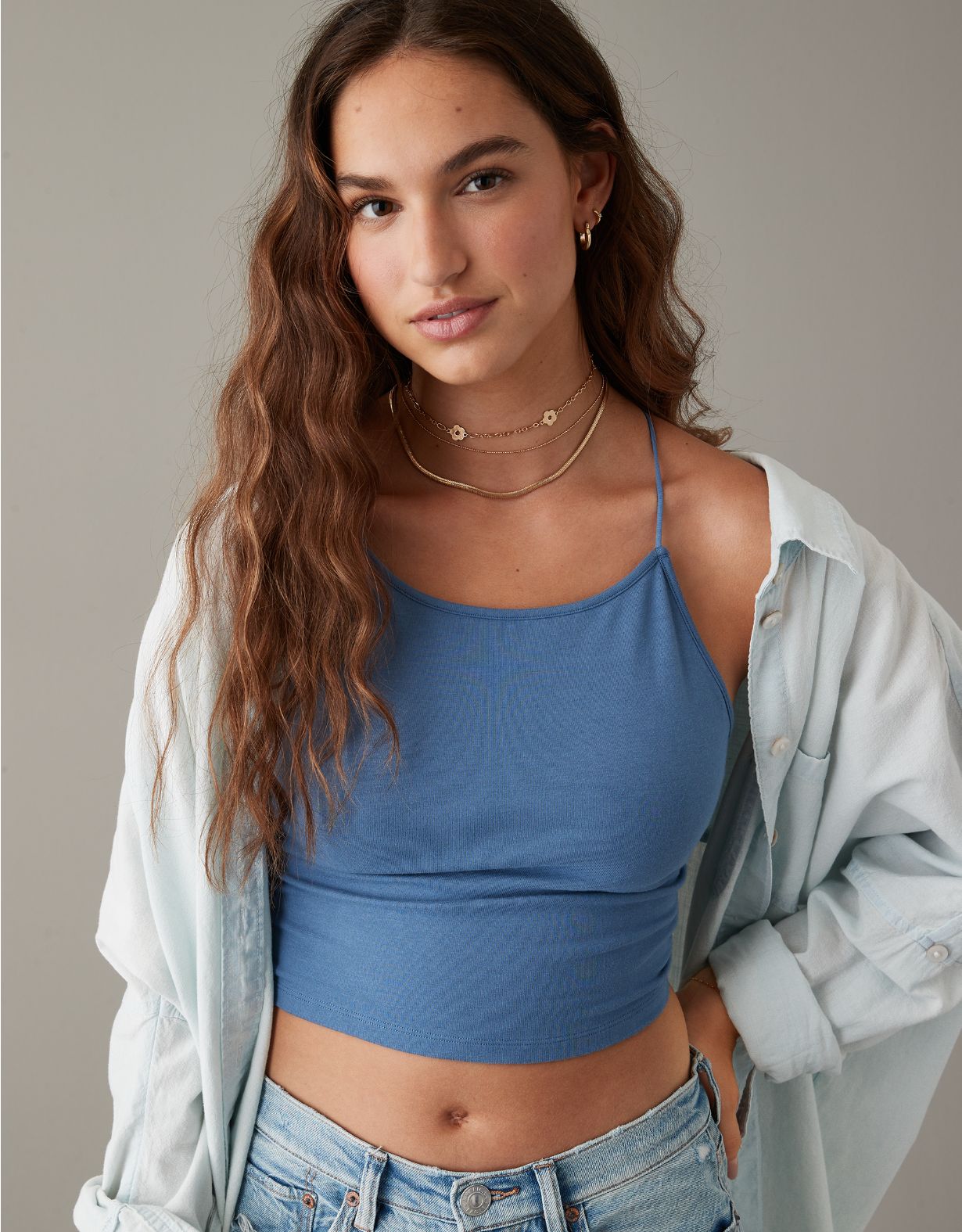 AE Strappy-Go-Lucky Cropped Cami