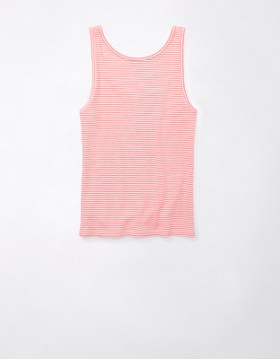 AE Cropped Notch Neck Tank Top