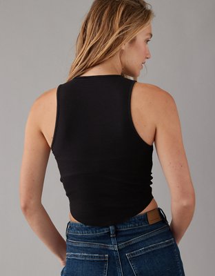 AE Daily Fave Top sin Mangas con Cuello Alto