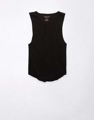 Женские топы American Eagle AE High Neck Daily Fave Tank Top — фото 2